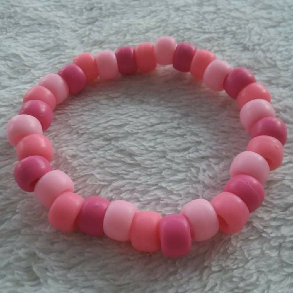 pink kandi bracelet